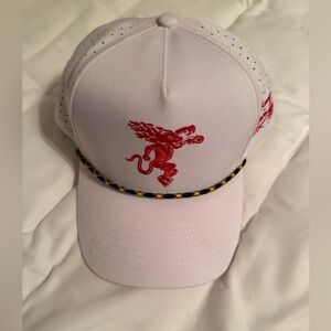 Sunday Swagger Limited Edition Fireball Whiskey SnapBack Hat White